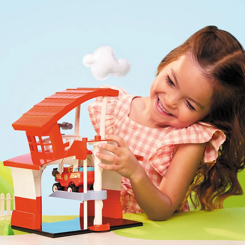 Let's Go Cozy Coupe Fire Station Playset
