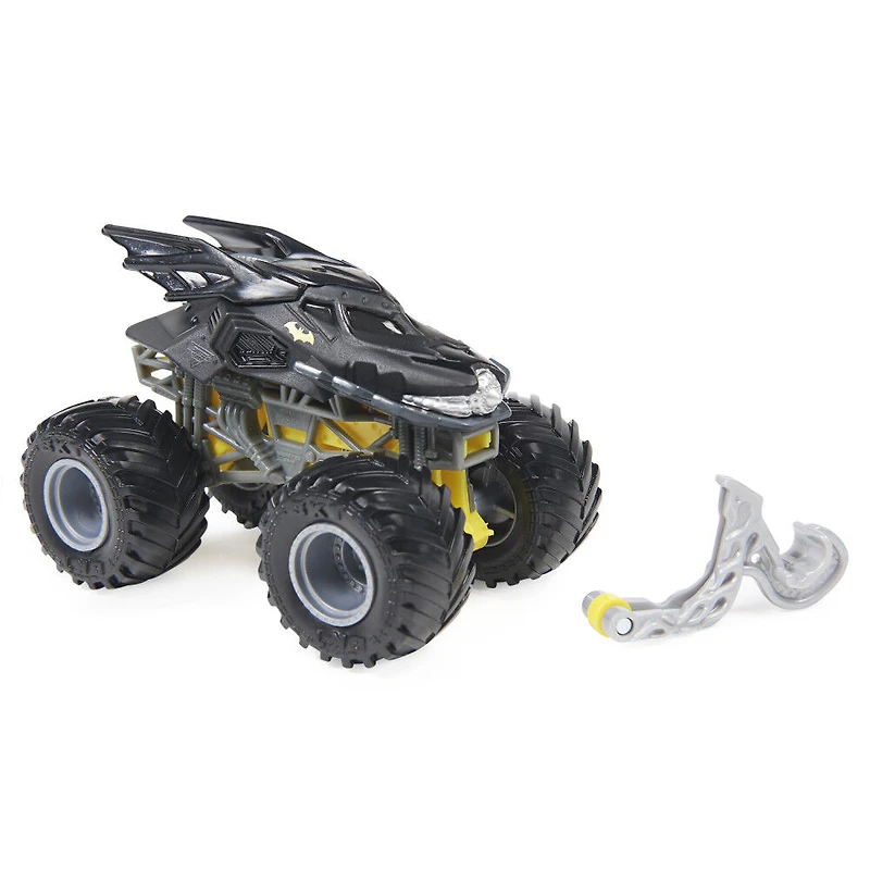 Monster Jam, Monster truck Batman officiel, véhicule en métal moulé, série Heroes and Villains, échelle 1:64