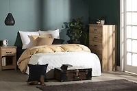 Tassio Table de chevet 1 tiroir Chêne nordique