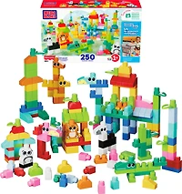 MEGA BLOKS Fisher Price-Jeu de construction Blocs Animaux (250pièces)