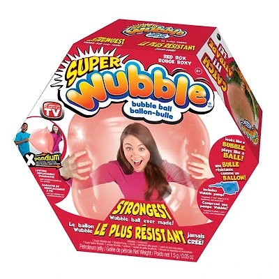 Ballon-bulle Super Wubble avec pompe