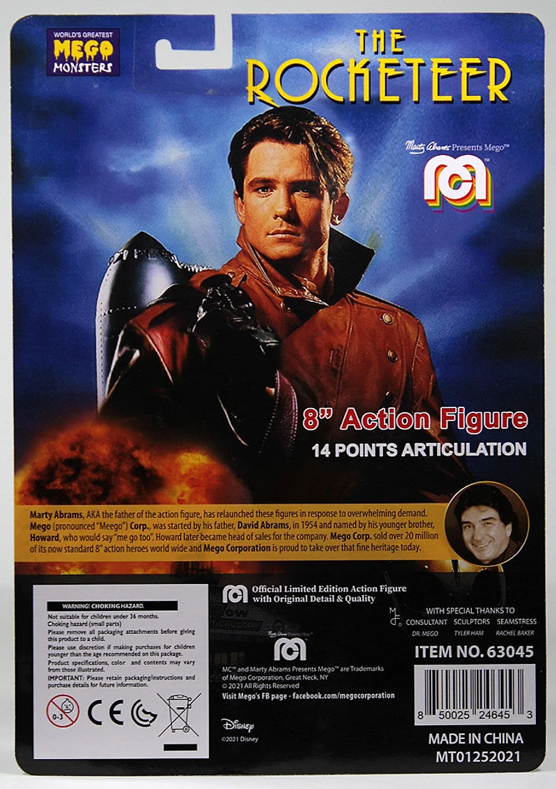 Mego Figurines Superheroes - Rocketeer - English Edition
