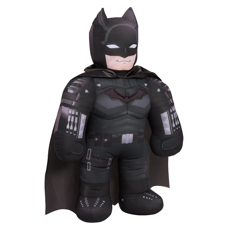 Jouet en Peluche Parlant de 45 cm (18 pouces) The Batman Bashin' Battler Batman avec Poitrine Eclairante et Expressions d'Action - Édition anglaise