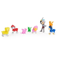 PAW Patrol, Rescue Knights Rescue Gift Pack Ryder and Pups avec 8 figurines