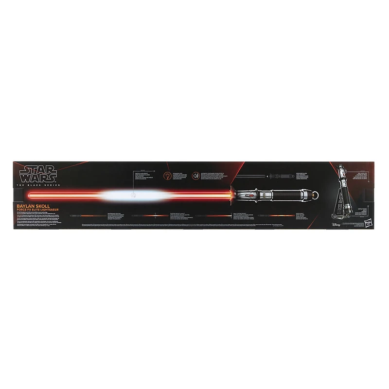 Star Wars The Black Series sabre laser Force FX Elite de Baylan Skoll