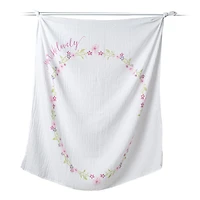 Lulujo - Ensemble couverture et cartes : 1re année de bébé. N'est-elle pas jolie?.