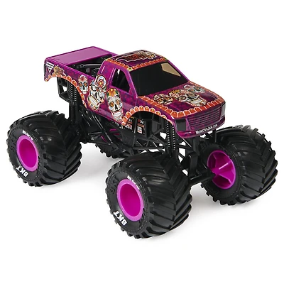 Monster Jam, Monster truck Calavera officiel, véhicule en métal moulé à collectionner, échelle 1:24