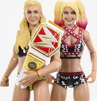 WWE-Coffret 2 Figurines Championship Showdown Charlotte Flair vs Alexa Bliss
