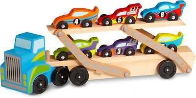 Melissa and Doug - Méga porte-voitures de course