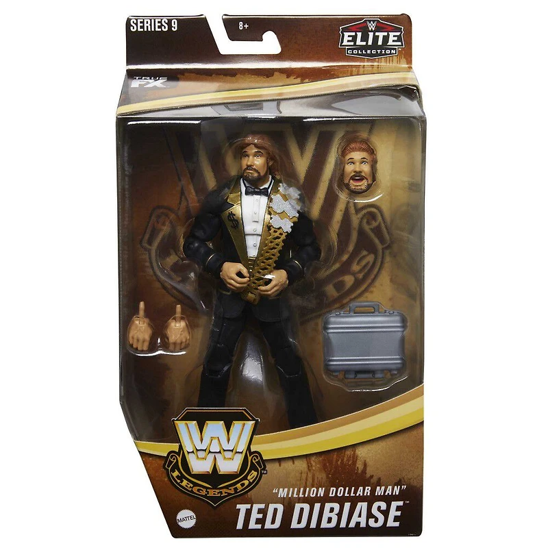 WWE Legends "Million Dollar Man" Ted Dibiase Elite Collection Action Figure - English Edition - R Exclusive