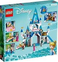 LEGO  Disney Cinderella and Prince Charming's Castle 43206 Building Kit (365 Pcs)