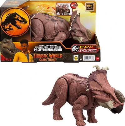 Jurassic World-Pachyrhinosaurus Rugissement Féroce-Figurine articulée