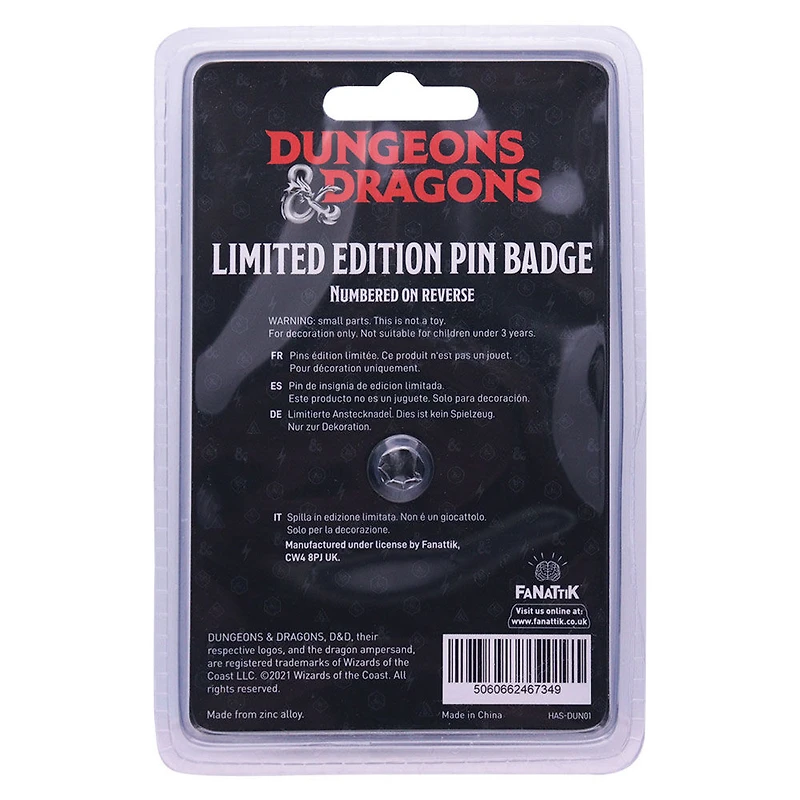 Dungeons & Dragons Limited Edition Pin Badge