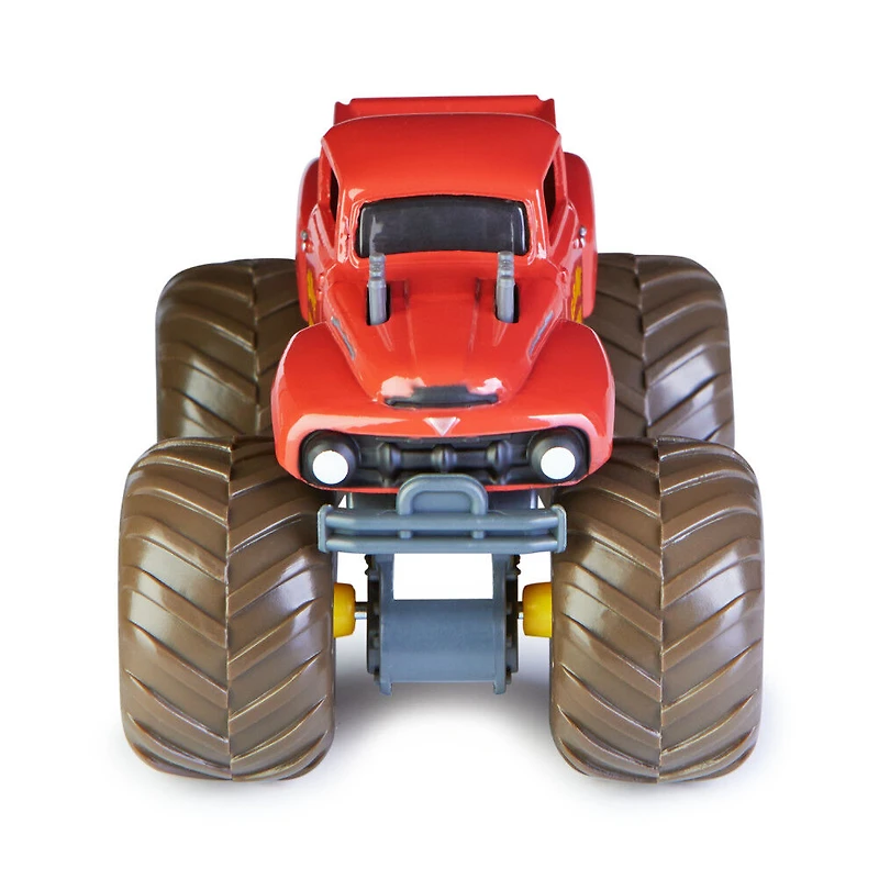 Monster Jam, Monster truck Grave Digger officiel, véhicule en métal moulé, série Retro Rebels, échelle 1:64