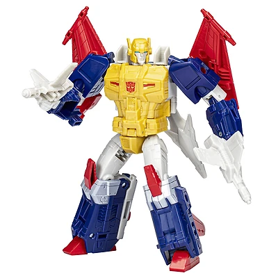 Transformers Generations Legacy Evolution, figurine Metalhawk classe Voyageur de 17,5 cm