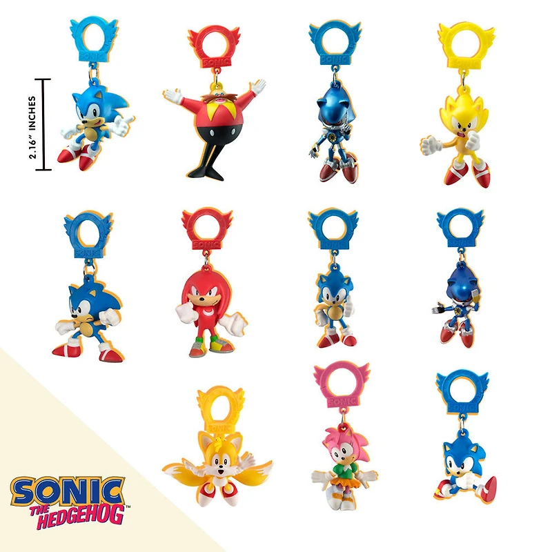 Figurines accrochables Sonic le Hérisson Série 2