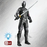 Snake Eyes: G.I. Joe Origins, Ninja Strike Snake Eyes, figurine de collection de 30 cm avec mouvement d'attaque