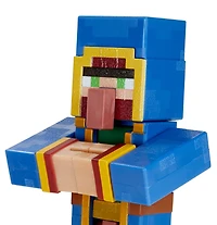 Minecraft - Construction De Bloc - Figurines - Marchand Ambulant Et Lama