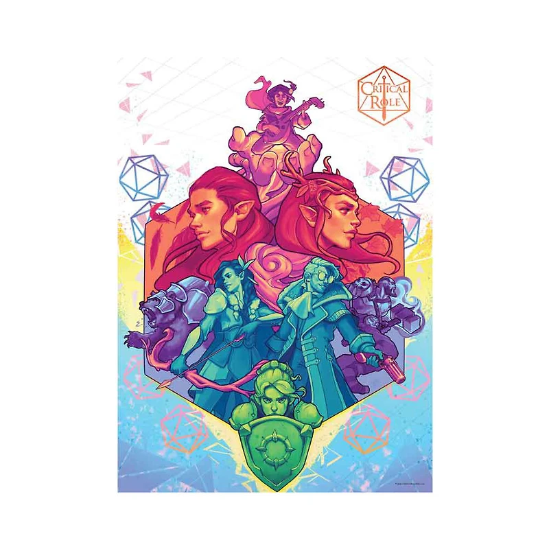 Casse-Tête De 1000 Pièces - "Critical Role" "Vox Machina" - Édition anglaise