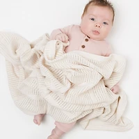 Lulujo - Couvertures cellulaires coton - Avoine