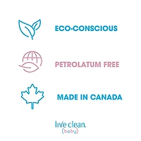 Live Clean Baby - Moisturizing Skincare Essentials Gift Set