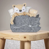 Welcome Baby Fox Shaped 5 PC Gift Set