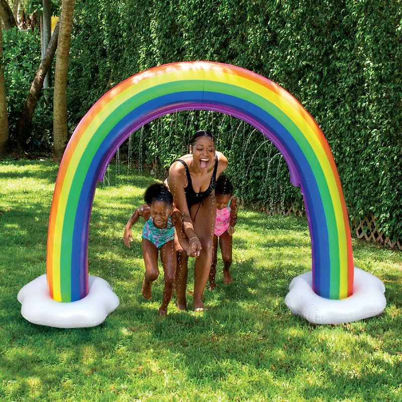 Pulvérisateur arc-en-ciel pour arroseur d'extérieur Splash Buddies - Édition anglaise