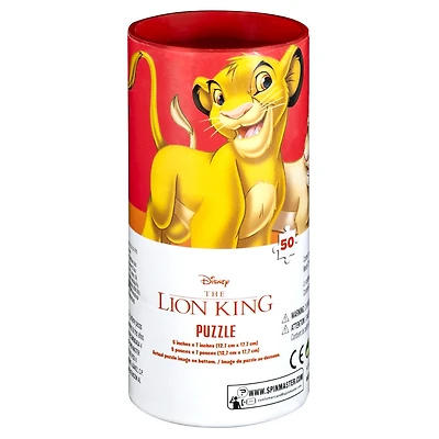 Puzzle Lion King 50 pièces dans un tube