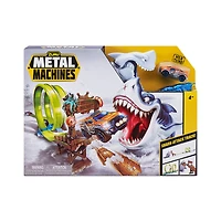 Metal Machines Shark Attack Building Trackset with Mini Racing Car by ZURU