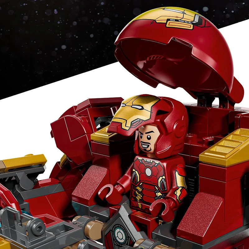LEGO Marvel Combat Légendaire : Le Hulkbuster Contre Hulk - Jouet de Construction de Superhéros avec Iron Man - 76343