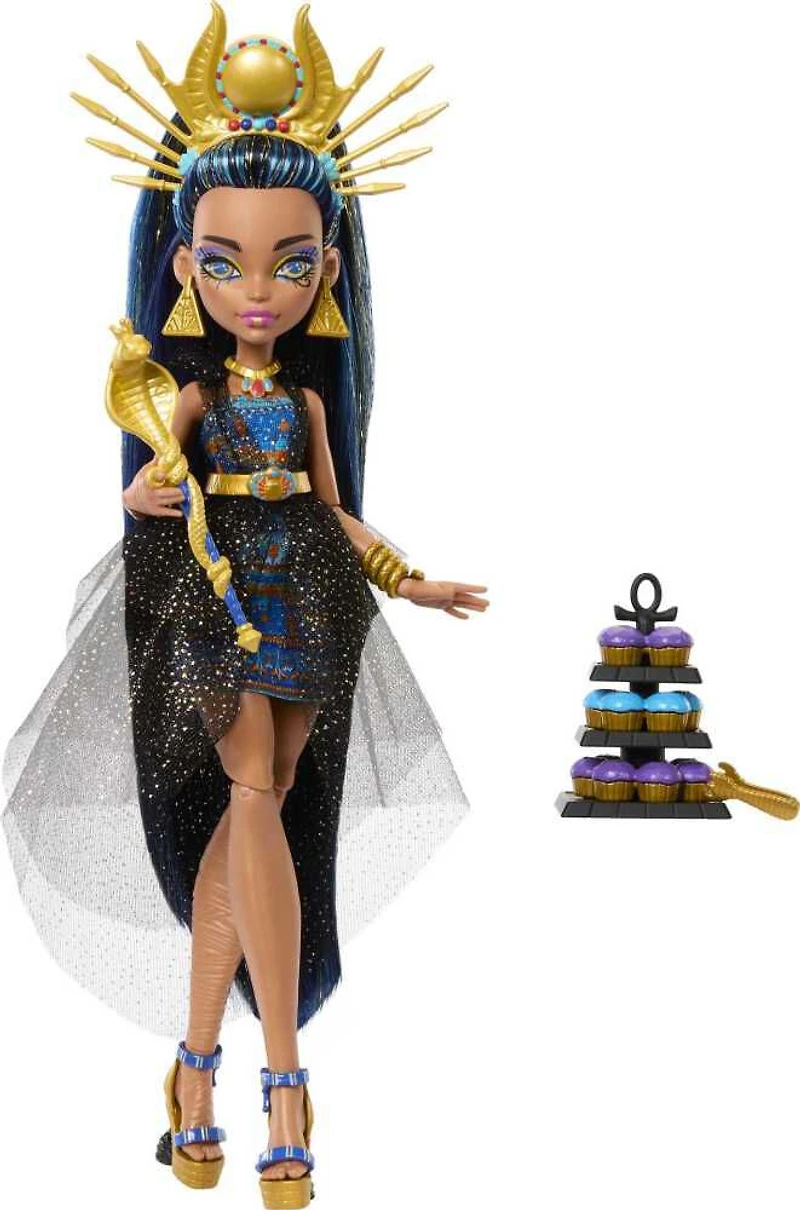 Monster High Cleo De Nile Doll in Monster Ball Party Dress with Accessories