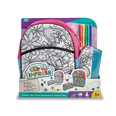 Out To Impress Colour Your Own Backpack And Pencil Case - Édition anglaise - Notre exclusivité