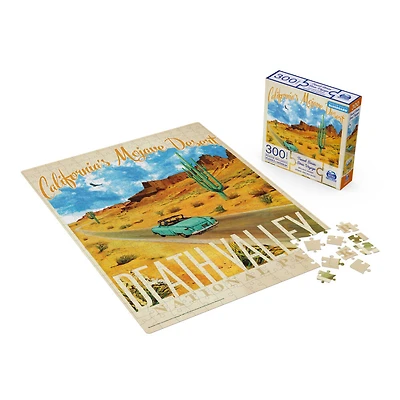 Spin Master Puzzles, Death Valley 300-Piece Jigsaw Puzzle California Desert National Park Travel Series with Poster