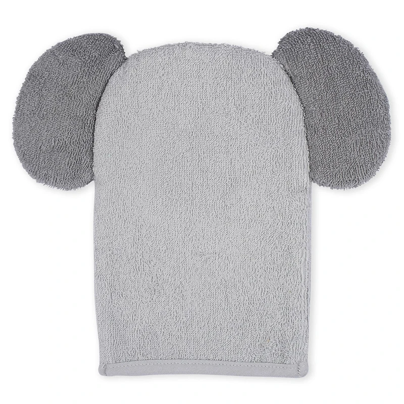 Koala Baby - Gant de bain pour bébé - Éléphant gris