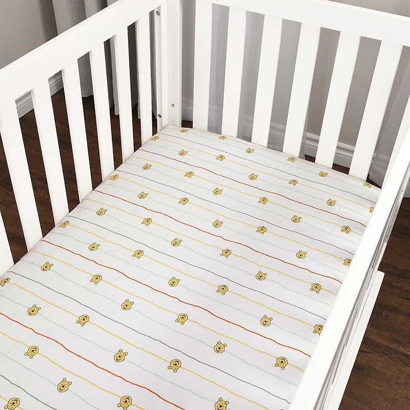 Disney Winnie the Pooh, regarde les étoiles, lot de 2 draps en flanelle