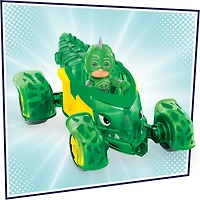 Pyjamasques Animal Power, Reptilo-Mobile, véhicule et figurine articulée Gluglu - Édition anglaise