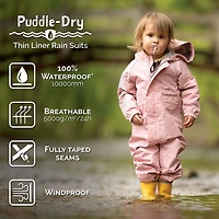 Kids Thin-Lined Rain Suits  | Big Trucks - 3T (3-4Y)