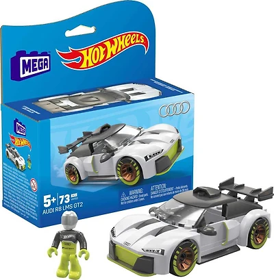 MEGA-Hot Wheels-Audi R8 LMS GT2-Coffret 73 pièces