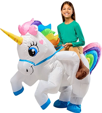 Rubies Unicorn Inflatable Costume for Kids, Girl's One Size