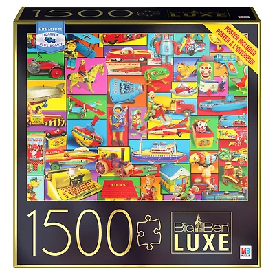 Puzzle Big Ben Luxe de 1500 pièces, Jouets en métal vintage