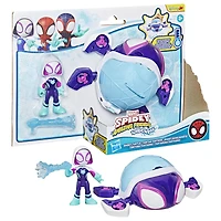 Marvel Spidey et ses Amis Extraordinaires Water-Webs Tortue fantôme, sous-marin jouet