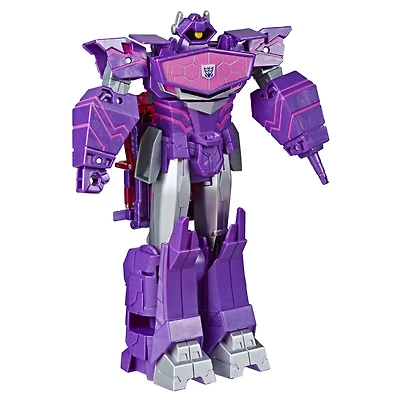 Jouets Transformers Cyberverse, figurine Shockwave, classe ultime, se combine à l'armure Energon pour gagner en surpuissance