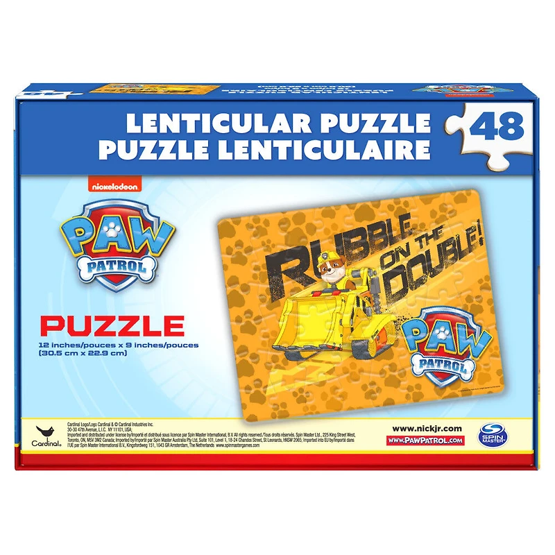 PAW Patrol 48-Piece Lenticular (3-D) Puzzle