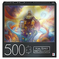 500-Piece Jigsaw Puzzle with Foil Accents, Sea, Sun, and Stars