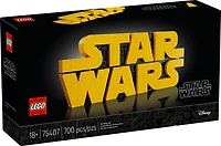 LEGO Star Wars Le logo Star Wars en briques, Logo, Ensemble de modèle à construire pour adultes, Décoration 75407