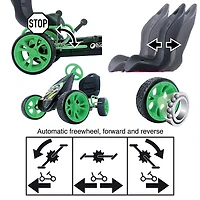 Kart à pédales Sirocco, vert