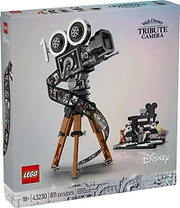LEGO Disney La caméra hommage à Walt Disney 43230 Ensemble de construction du 100e anniversaire de Disney pour amateurs adultes (811 pièces)