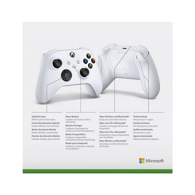 XBSX Wireless Controller Robot White