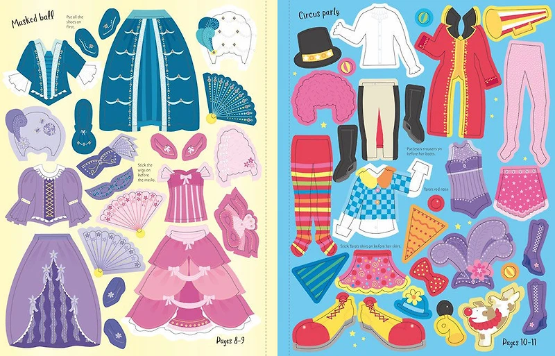 Sticker Dolly Dressing Fancy Dress -Édition anglaise