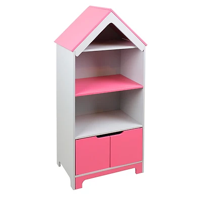 Pink/White Dollhouse Book Shelf
